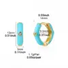 1 Pair Elegant Heart Shape Plating Inlay Copper Zircon White Gold Plated Gold Plated Earrings