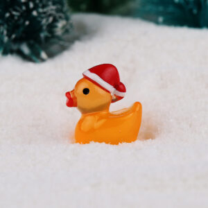 Glow-in-the-dark christmas duck-orange