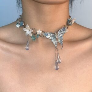 Flower necklace-dx0388