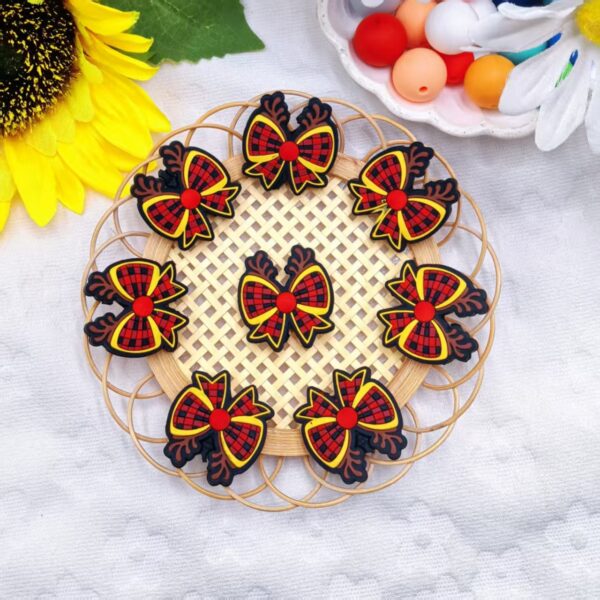 oly-40ffda5ea16daa9443d64df706b313f8 Wholesale 2D Christmas Cartoon Focus Beads DIY Silicone Beads