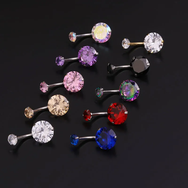 Wholesale 316L Stainless Steel Ear Cartilage Rings & Studs Geometric Waterproof Non Tarnish Surgical Steel Women'S