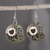 Wholesale Retro punk style mechanical gear earrings