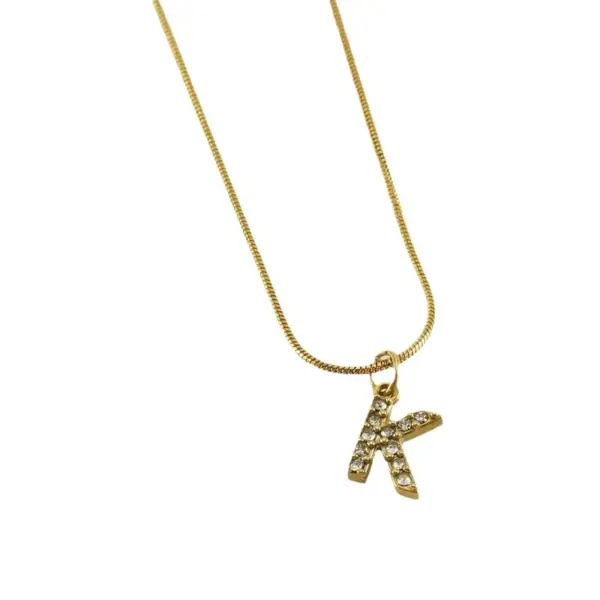 Wholesale 304 Stainless Steel Casual Letter Pendant Necklace