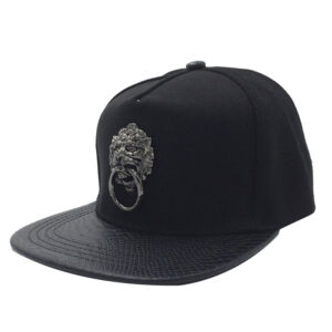 Lion buckle-black black eaves / M（56-58cm）