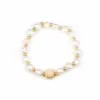 Fashion Letter Titanium Steel Beaded Bracelets 1 Piece