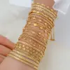 Vacuum Plating 18K Gold Plated Chains Print 304 Stainless Steel Elegant Basic 304 Stainless Steel Lobster Trier Clasp Closure Bracelets