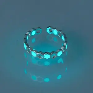 SE1279-Blue and Green Honeycomb / Adjustable Opening