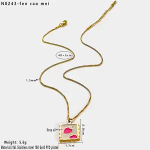 Pink Strawberry / One Size