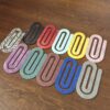 Wholesale Cross-border corrugated acrylic paper clip student book notes file card holder PaperClip seal clip