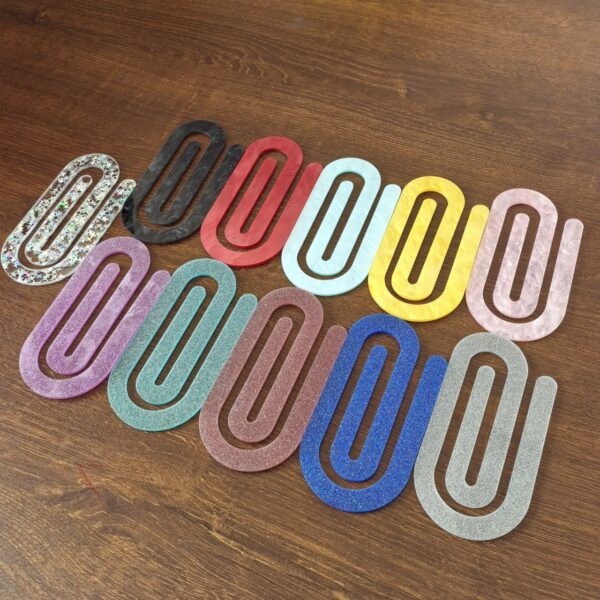 Wholesale Cross-border corrugated acrylic paper clip student book notes file card holder PaperClip seal clip