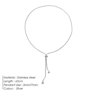 Necklace 65cm / Silver