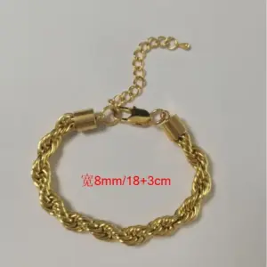 Gold 8mm * 18 3cm