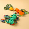 oly-4144d9e1fd0488fde7d99c209c0fb6a9 Wholesale Early Spring Contrast Color Home Indoor Sandals Women's Lightweight Anti-Noise Soft Sole Anti-Slip Floor Cloth Sole Slippers