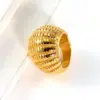 Vacuum Plating Real Gold Plated 18K Gold Irregular Geometric 304 Stainless Steel Casual Modern Style Waterproof Non Tarnish Open Rings Rings