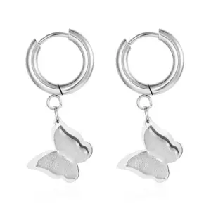 Steel Butterfly Ear Clip MS-692