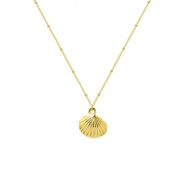 PVD Coated Real Gold Plated 18K Gold Geometric 304 Stainless Steel Fashion Waterproof Non Tarnish 304 Stainless Steel Necklace