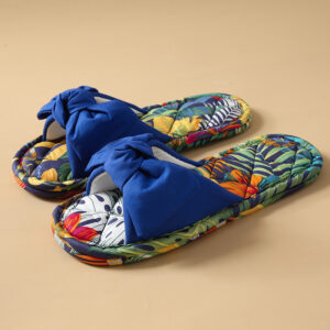 Female hawaiian blue two-layer cloth base / Women's large size fits 38-39 feet