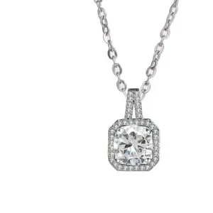 Steel Cross Chain / White