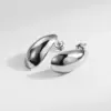 Wholesale 1 Pair Simple Style Oval 304 Stainless Steel 18K Gold Plated Stainless Steel Earrings