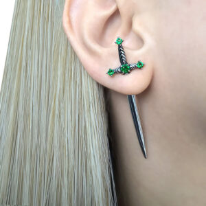 Black green diamond