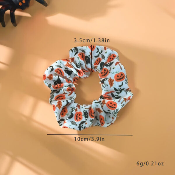 Wholesale New Halloween Ghost Witch Hat Scrunchie High Elastic Fabric Women's Hair Tie Fashion Hair Accessory