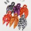 Wholesale Halloween Hair Accessories Ghost Bat Streamer Scrunchie Pumpkin Hair Tie Party Costume Fabric Headband Hair Tie