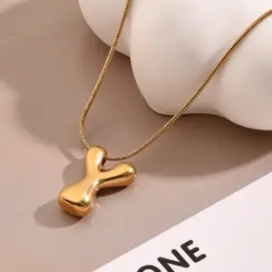 Y Necklace (Gold) / Length: 450mm / 1 Strand/Package