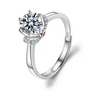 True Love Ring 1 Karat / Adjustable Opening