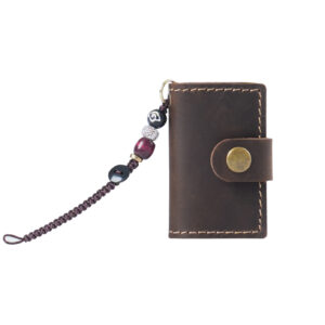 Crazy horse leather coffee color