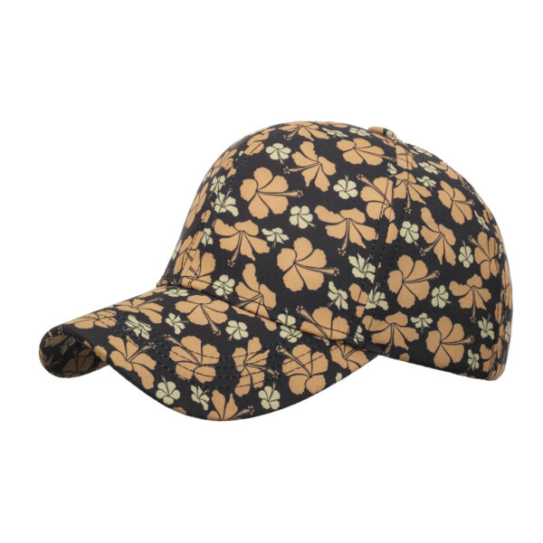 Wholesale Korean style flower baseball cap spring, summer and autumn outdoor sun protection sun hat casual trendy peaked cap flower hat B1087