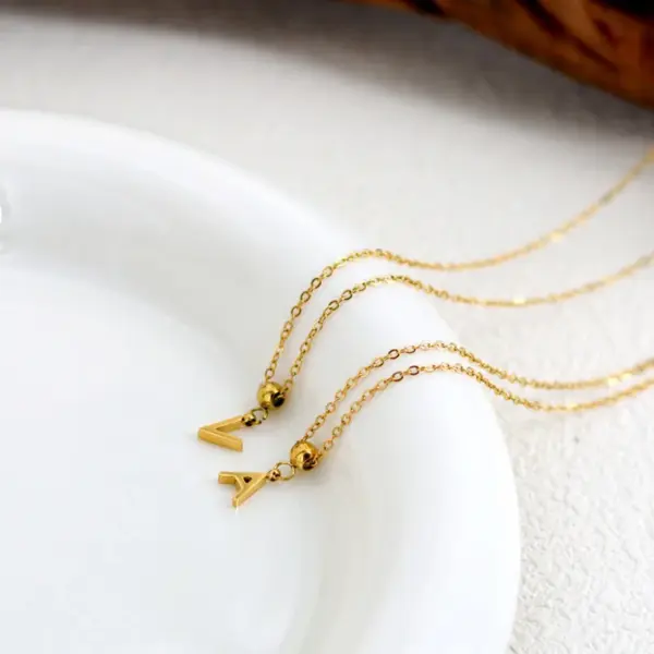 Wholesale Jewelry Modern Style Letter 304 Stainless Steel