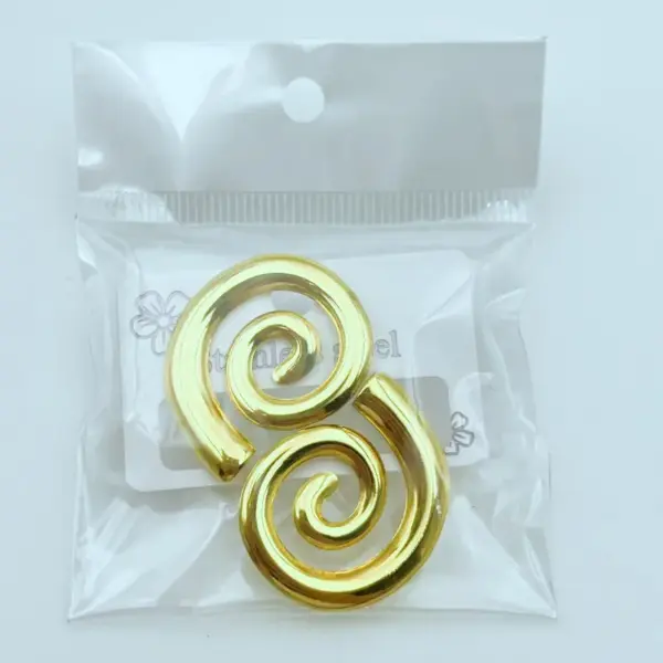 Wholesale Lomi Stylish Oil Pressed Stainless Steel Starfish Earrings Personality Exaggerated Design Vintage Fashion