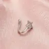 Fashion Copper Inlaid Zircon Star Nose Nail Wholesale Nihaojewelry Nose Pin