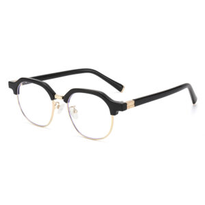 Black gold frame transparent film