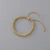 Wholesale Simple Style Solid Color Titanium Steel Plating Bracelets 1 Piece