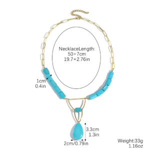 N2503-4 half chain water droplets
