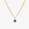 Wholesale Jewelry Lady Geometric Titanium Steel Plating Pendant Necklace Cable Chain