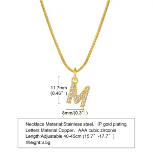 Gold / Letter M