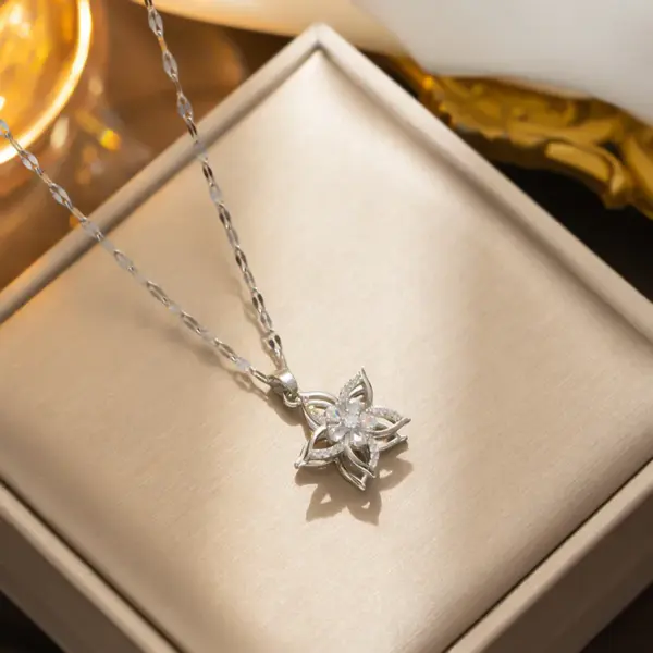 Wholesale PVD Coated Real Gold Plated Hexagram Stainless Steel Simple Style Waterproof Non Tarnish Titanium Steel Pendant Necklace