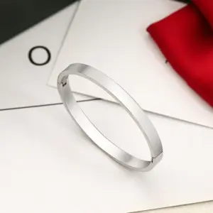 30 A-A-2 Light Plate Bracelet / Steel Color