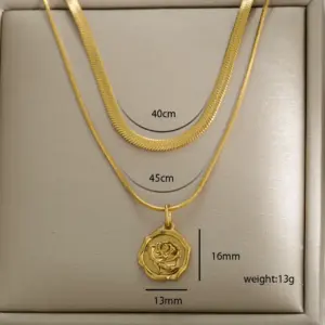 Double-Layer Flower / Gold