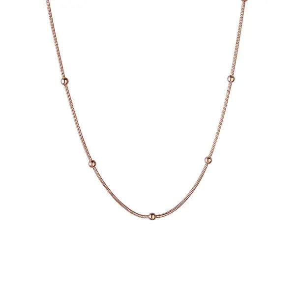 Wholesale Simple Style Geometric Titanium Steel Necklace 1 Piece
