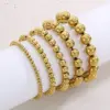 Wholesale PVD Coated 18K Gold Plated Geometric Stainless Steel Casual Simple Style Waterproof Non Tarnish Bracelets