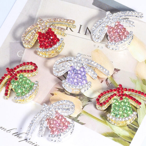 Wholesale Alloy Christmas Bell (Jingle Bell) - DIY Phone Chain, Keychain, Bag Chain Accessories with Straight Beads