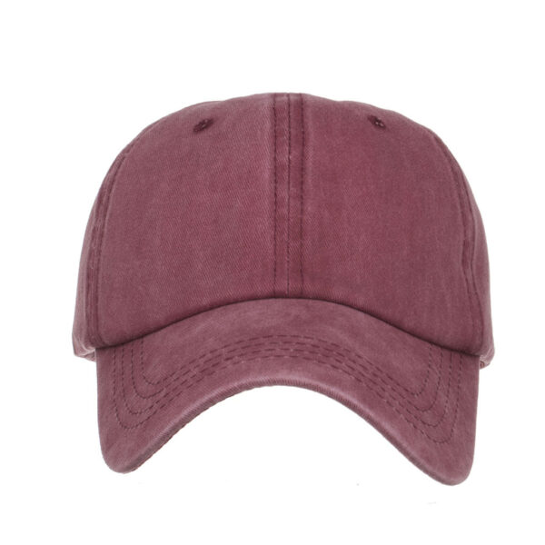 Wholesale Spring and summer New Light Version 8 color ponytail hole washed old baseball cap sunshade outdoor sun hat B652