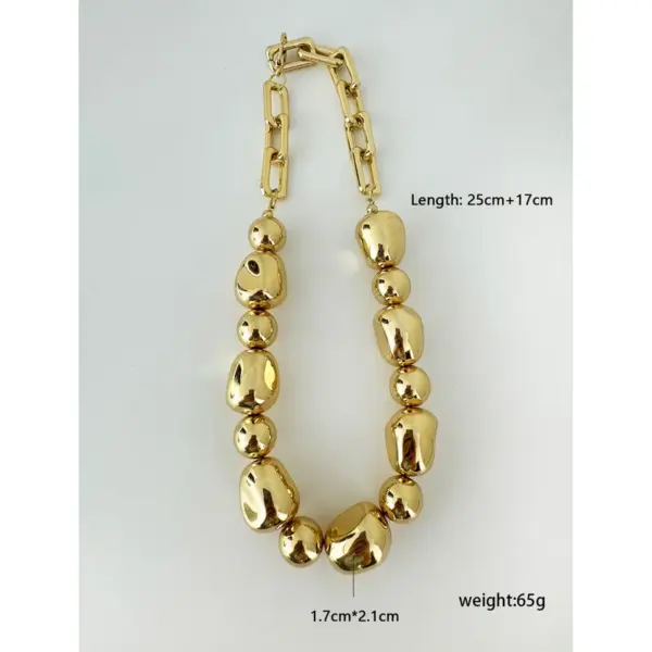 Wholesale Brass Geometric Necklace