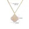 Wholesale Copper 18K Gold Plated Plating Inlay Pentagram Water Droplets Heart Shape Artificial Pearls Pendant Necklace