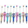 Wholesale Cartoon Cat Claw Gestapia Sugar Pen Dragonfly Tulip Beadable Pen