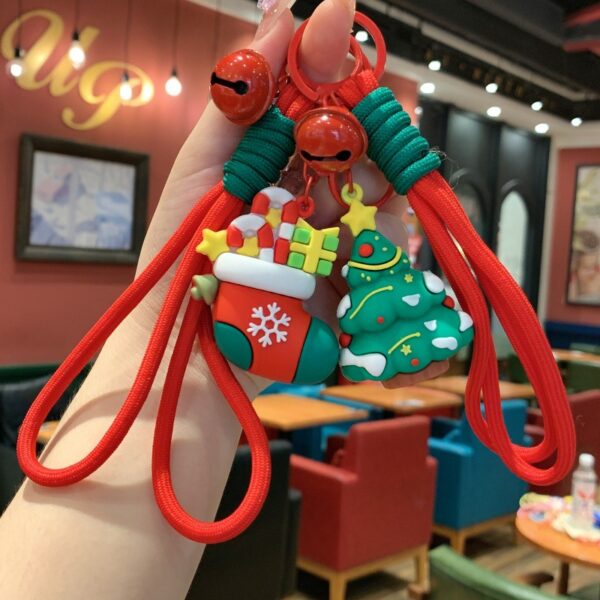 Wholesale Cute Christmas children's bag keychains and charms
