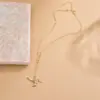 Wholesale Fashion Bird Copper Zircon Pendant Necklace In Bulk